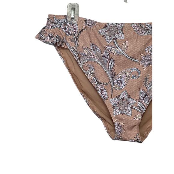 Artesands Vermeer Bikini Bottom Floral Print High-Waisted Multicolor W US 14 NWT - Picture 3 of 9